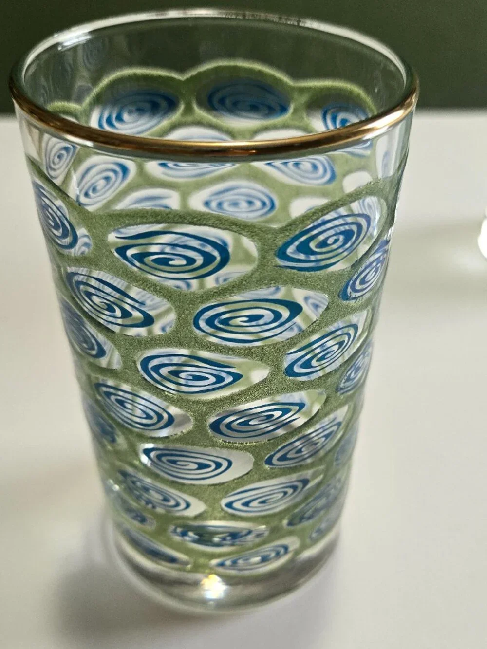 Libbey 'Peacock Swirl' Glass Set